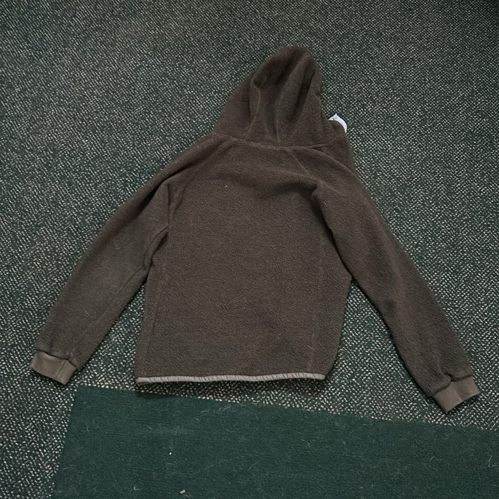 Cotopaxi dark green with light blue full zip Sherpa hoodie size small - Picture 4 of 4